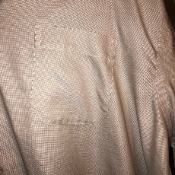 Nordstrom beige men’s button up short sleeve shirt with pocket size XL - Picture 2 of 6